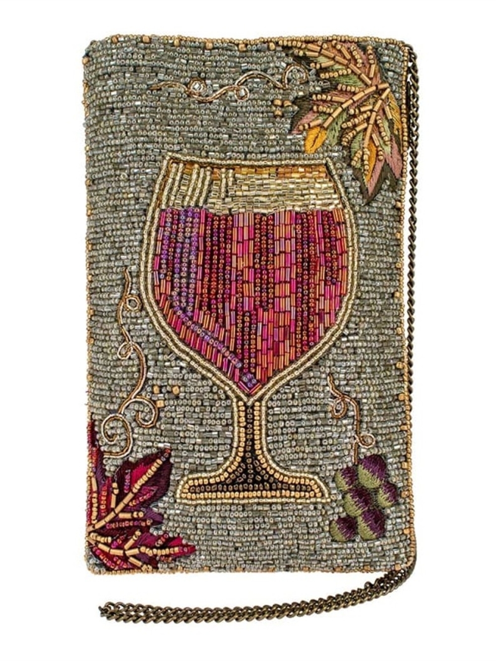 Mary Frances Wine Time Crossbody Phone Bag